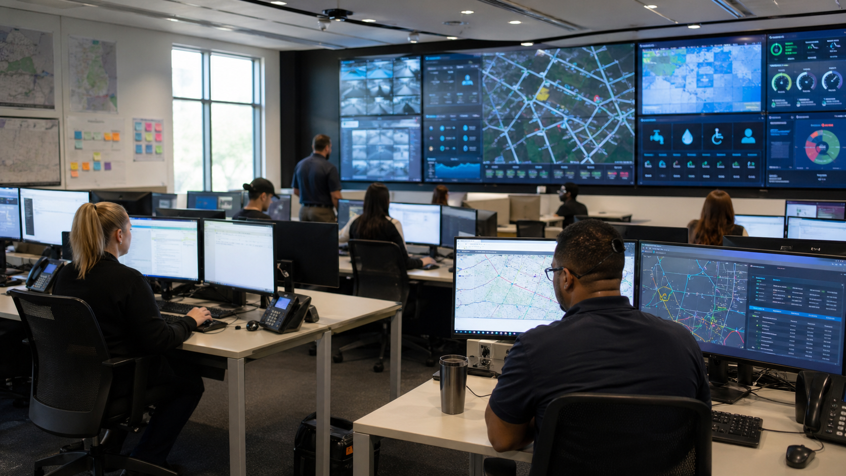 City of AI public service operations center